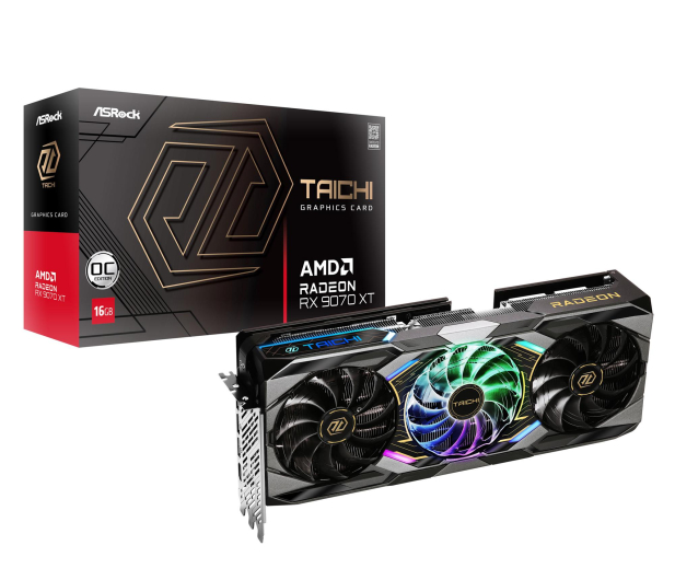 ASRock Radeon RX 9070 XT Taichi OC 16GB GDDR6 - 1321572 - zdjęcie